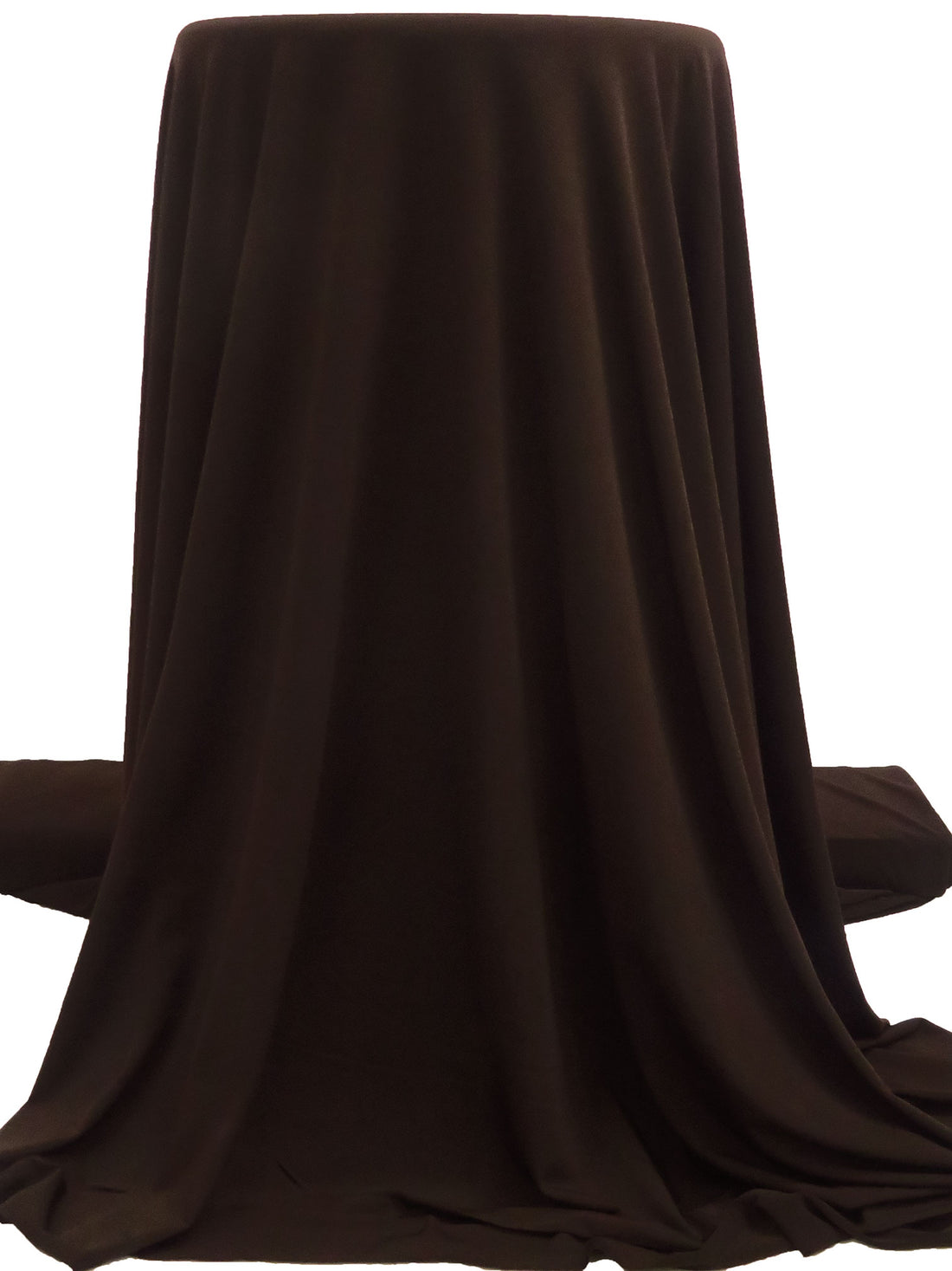 Dark Chocolate Polyester/Lycra ITY Knit - NY Designer - 58W