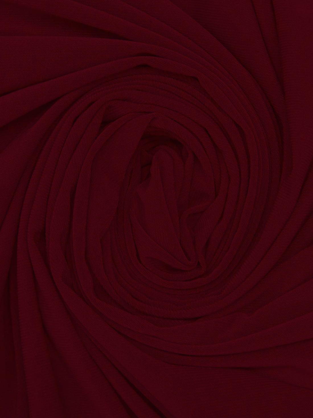 Dark Maroon Polyester/Lycra ITY Knit - NY Designer - 58W