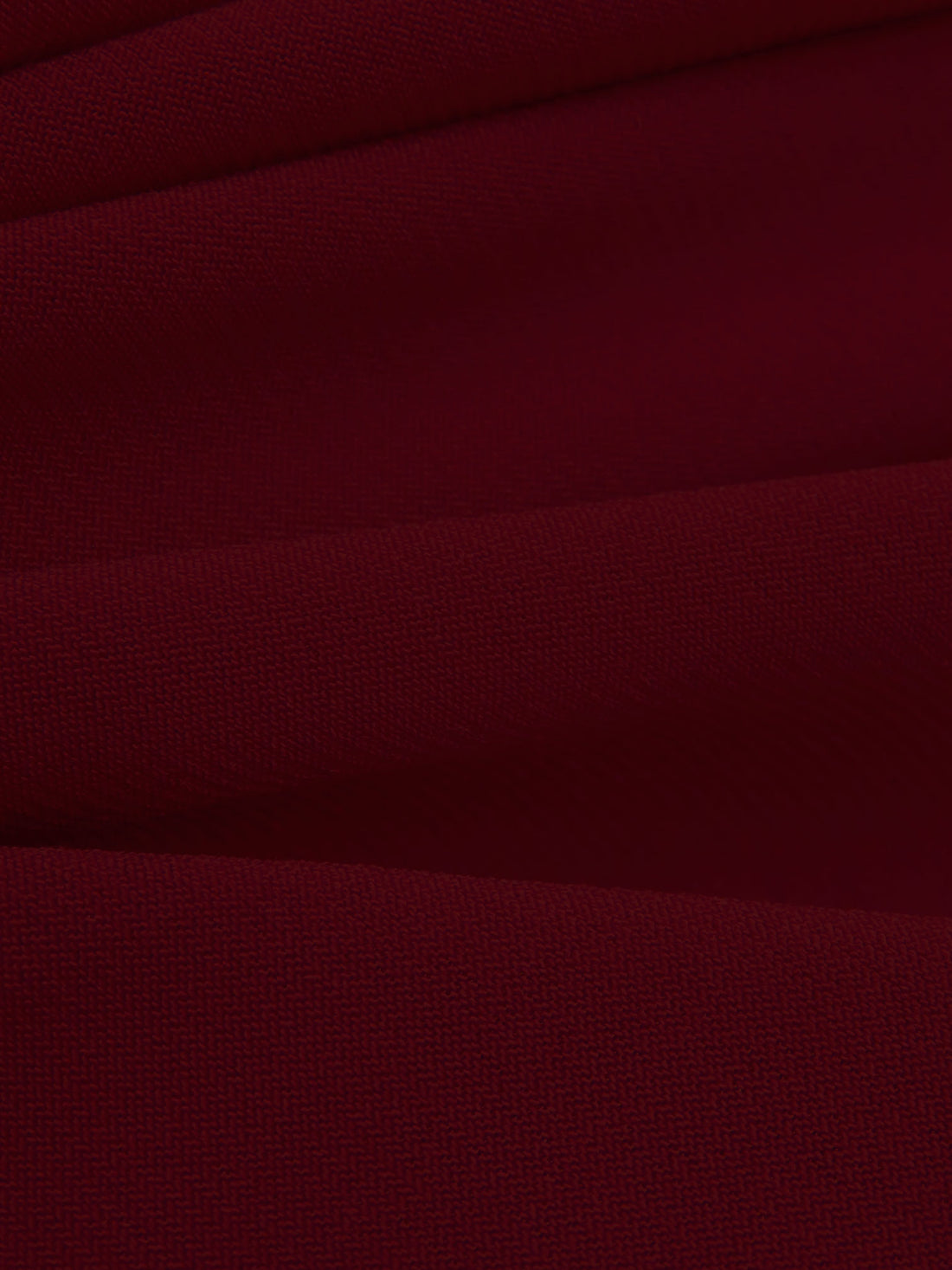 Dark Maroon Polyester/Lycra ITY Knit - NY Designer - 58W