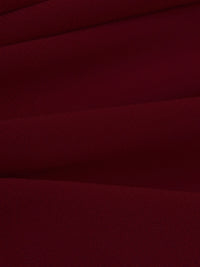 Dark Maroon Polyester/Lycra ITY Knit - NY Designer - 58W