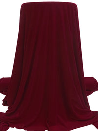 Dark Maroon Polyester/Lycra ITY Knit - NY Designer - 58W