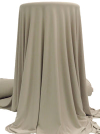Deep Mushroom Polyester/Lycra ITY Knit - NY Designer - 57W