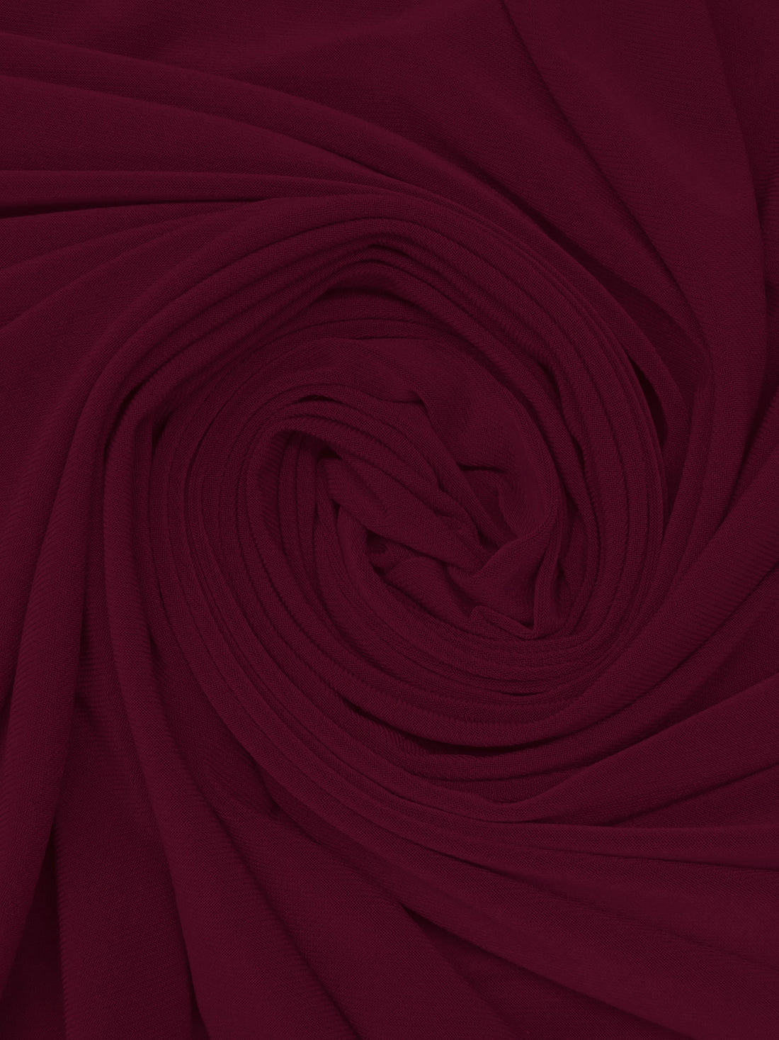 Very Dark Scarlet Polyester/Lycra ITY Knit - NY Designer - 58W