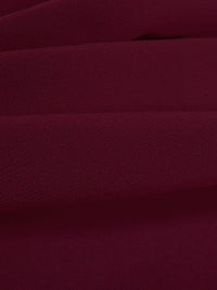 Very Dark Scarlet Polyester/Lycra ITY Knit - NY Designer - 58W