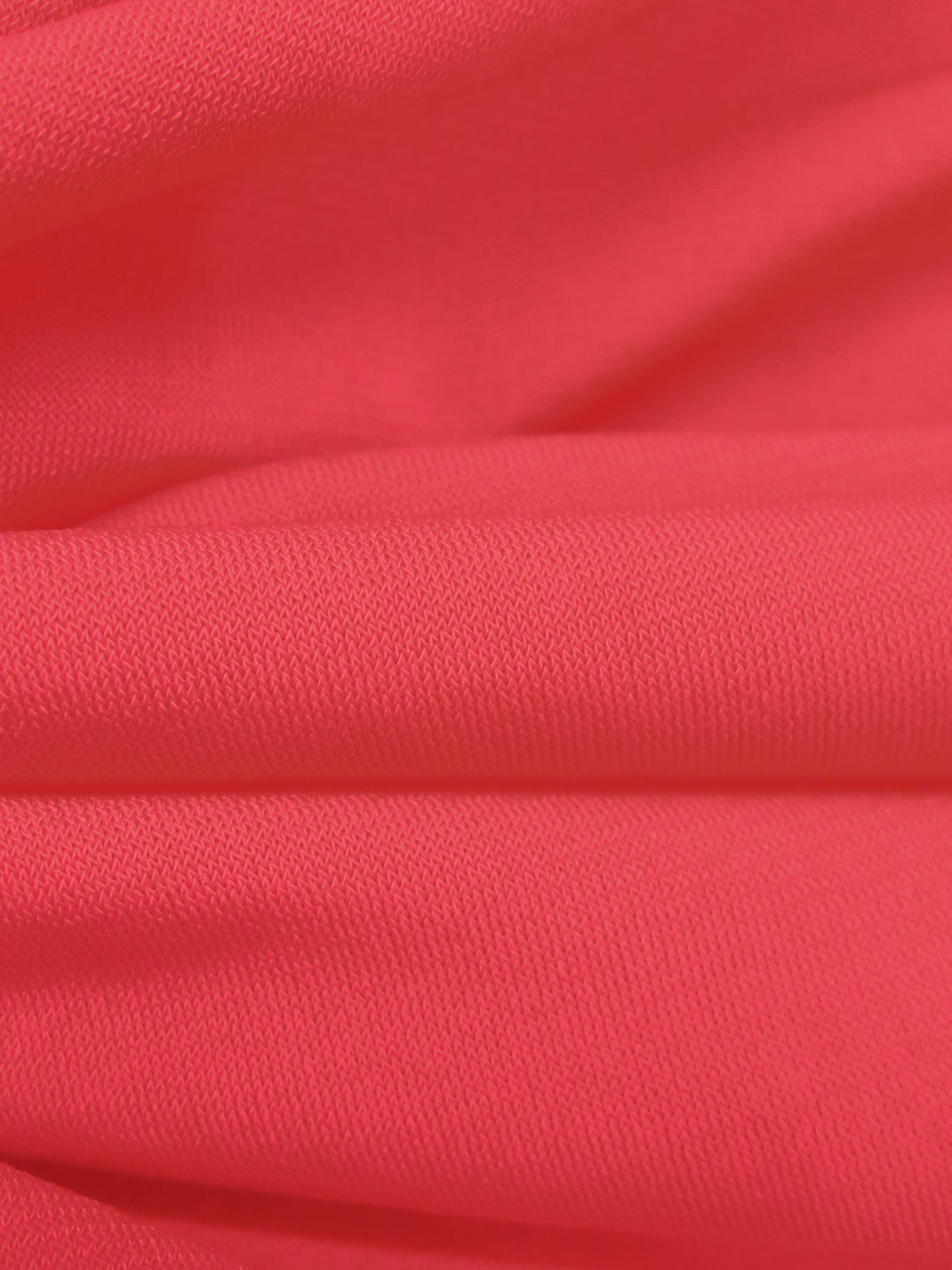 Deep Carmine Pink Polyester/Lycra ITY Knit - NY Designer - 57W