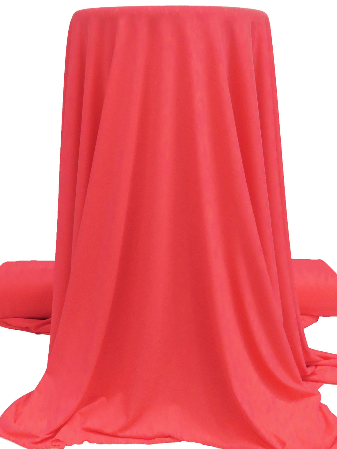 Deep Carmine Pink Polyester/Lycra ITY Knit - NY Designer - 57W