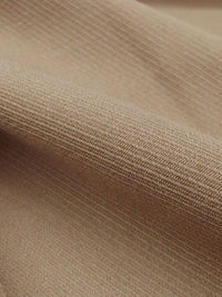 Latte Brown Worsted Wool/Nylon Cavalry Twill Suiting 60W