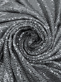 Trolley Gray Polyester/Lycra Disco Dot Slinky Knit - NY Designer - 54W