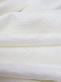 Daisy White Rayon/Lycra Jersey Knit - NY Designer - 58W