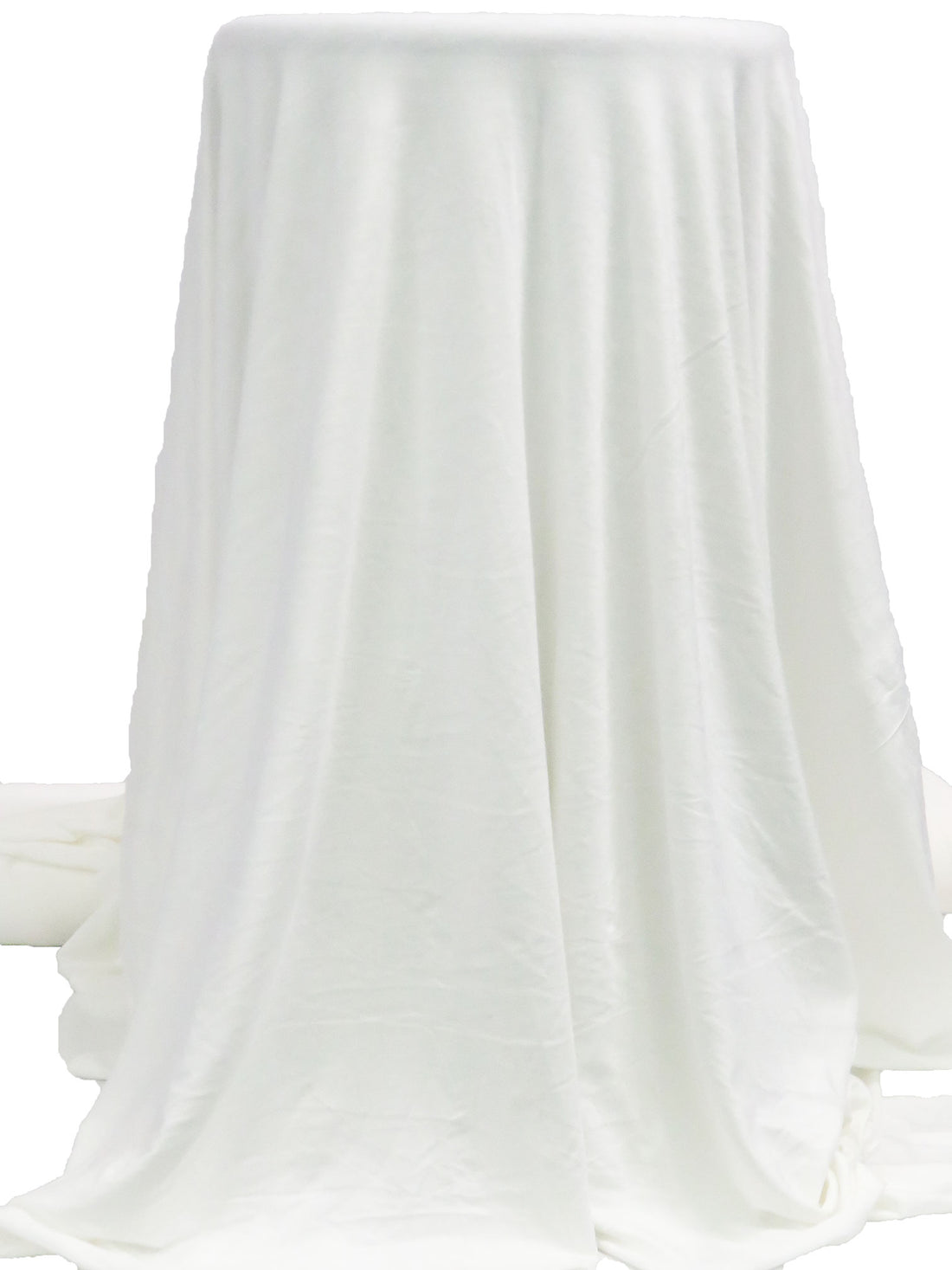 Daisy White Rayon/Lycra Jersey Knit - NY Designer - 58W