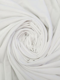 Snow White Polyester/Lycra ITY Knit - NY Designer - 57W