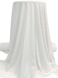 Snow White Polyester/Lycra ITY Knit - NY Designer - 57W