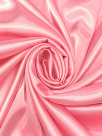 Cherry Blossom Pink 100% Polyester Charmeuse - NY Designer - 56W