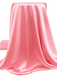Cherry Blossom Pink 100% Polyester Charmeuse - NY Designer - 56W