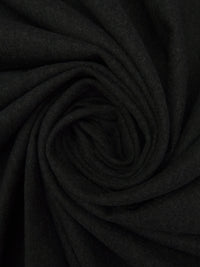 Dark Charcoal Gray Wool/Polyester Flannel Suiting - NY Designer - 58W