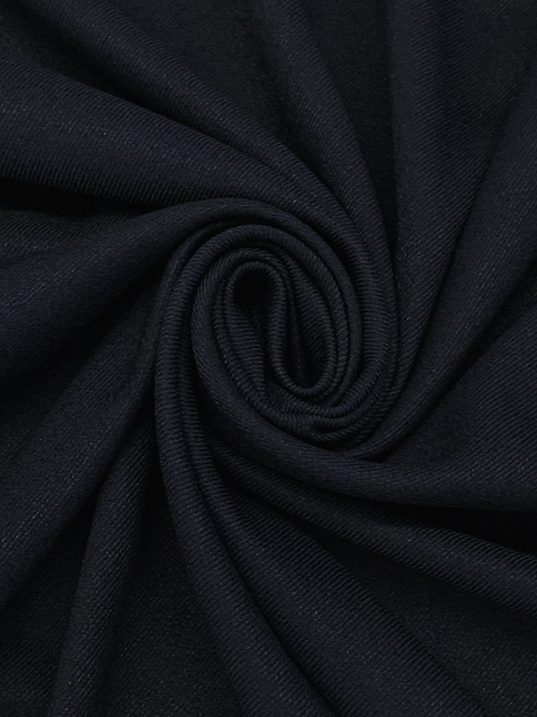 Dark Navy Wool/Nylon Twill Suiting - NY Designer - 57W