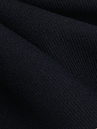 Dark Navy Wool/Nylon Twill Suiting - NY Designer - 57W