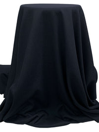 Dark Navy Wool/Nylon Twill Suiting - NY Designer - 57W