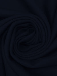 Midnight Navy 100% Wool Flannel Suiting - NY Designer - 60W