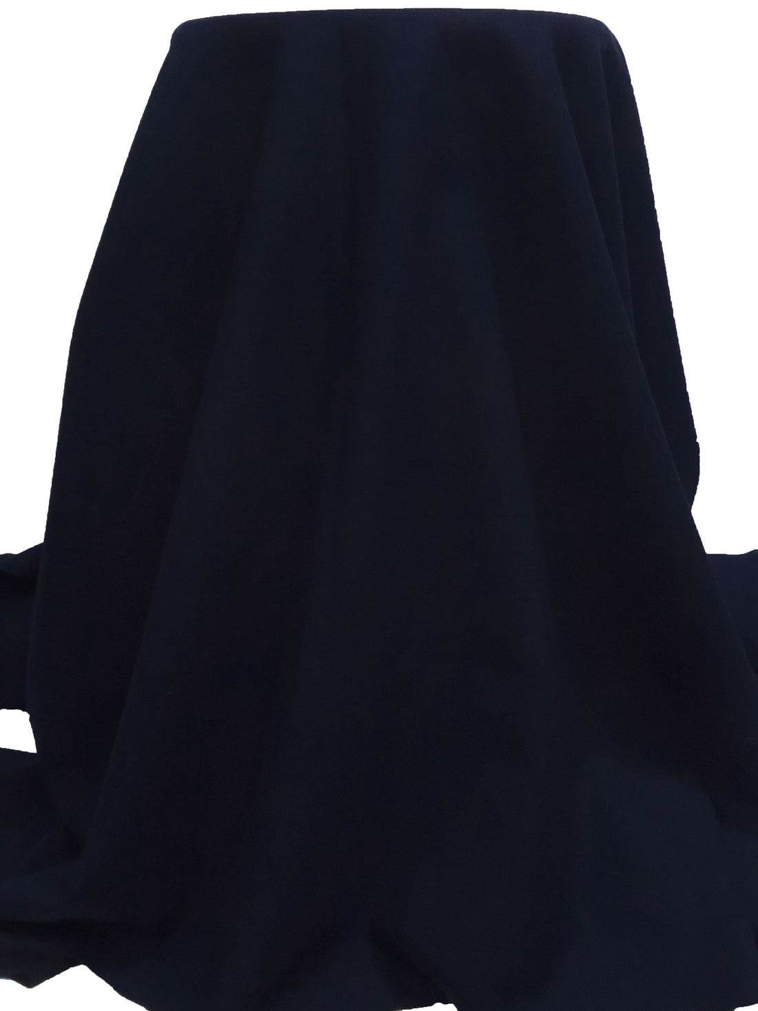 Midnight Navy 100% Wool Flannel Suiting - NY Designer - 60W