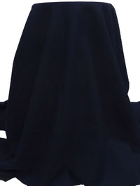 Midnight Navy 100% Wool Flannel Suiting - NY Designer - 60W