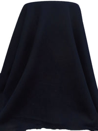Midnight Blue Wool/Polyester Napped Coating - NY Designer - 58W