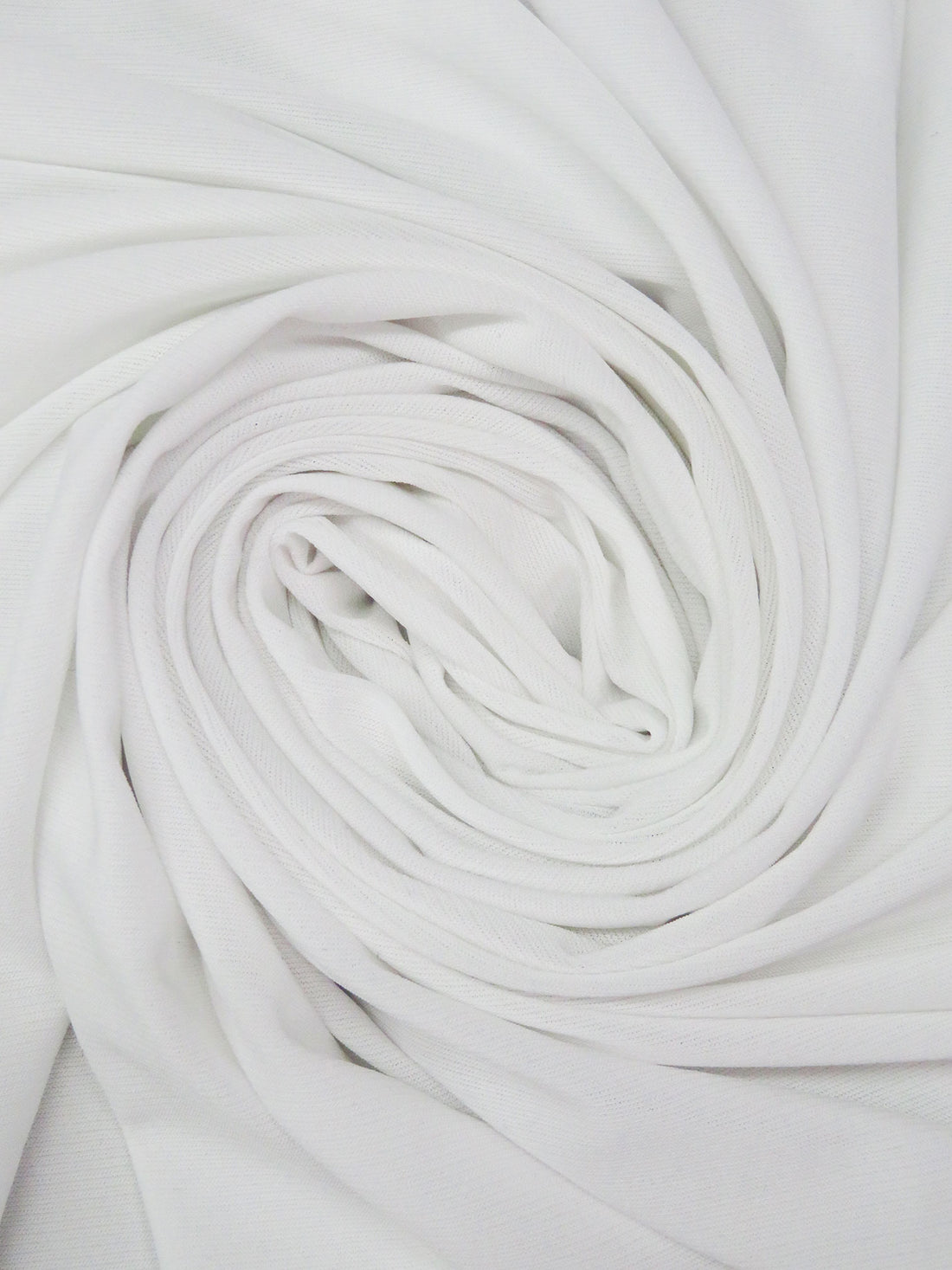 Ghost White Polyester/Lycra ITY Knit - NY Designer - 58W