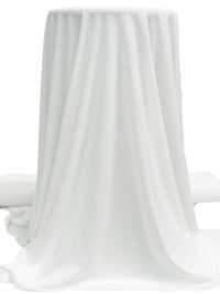 Ghost White Polyester/Lycra ITY Knit - NY Designer - 58W