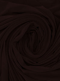 Dark Chocolate Polyester/Lycra ITY Knit - NY Designer - 57W