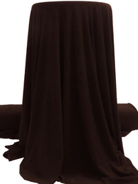 Dark Chocolate Polyester/Lycra ITY Knit - NY Designer - 57W