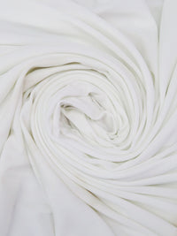 Soft White Polyester/Lycra ITY Knit - NY Designer - 58W