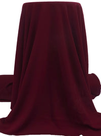 Dark Burgundy Polyester/Lycra Crepe Techno Knit - NY Designer - 56W