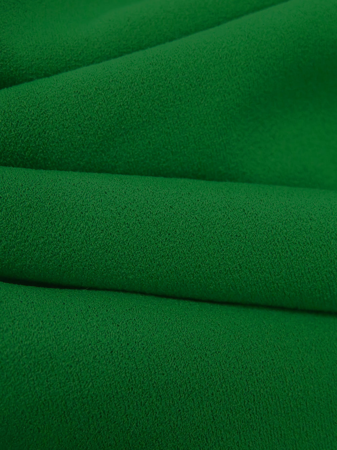 Royal Green Polyester/Lycra Crepe Techno Knit - NY Designer - 56W
