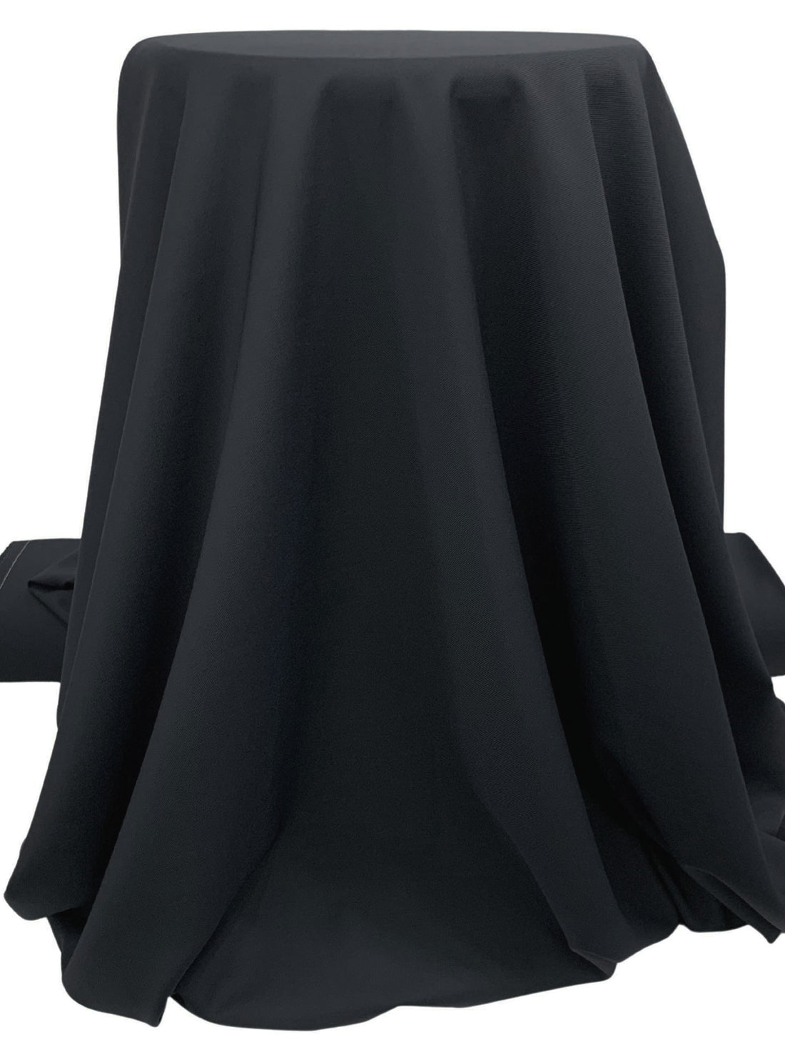 Muted Midnight Navy Wool/Polyester Twill Suiting 59W