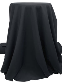 Muted Midnight Navy Wool/Polyester Twill Suiting 59W