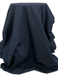 Muted Navy Cotton/Polyester Poplin - NY Designer - 54W