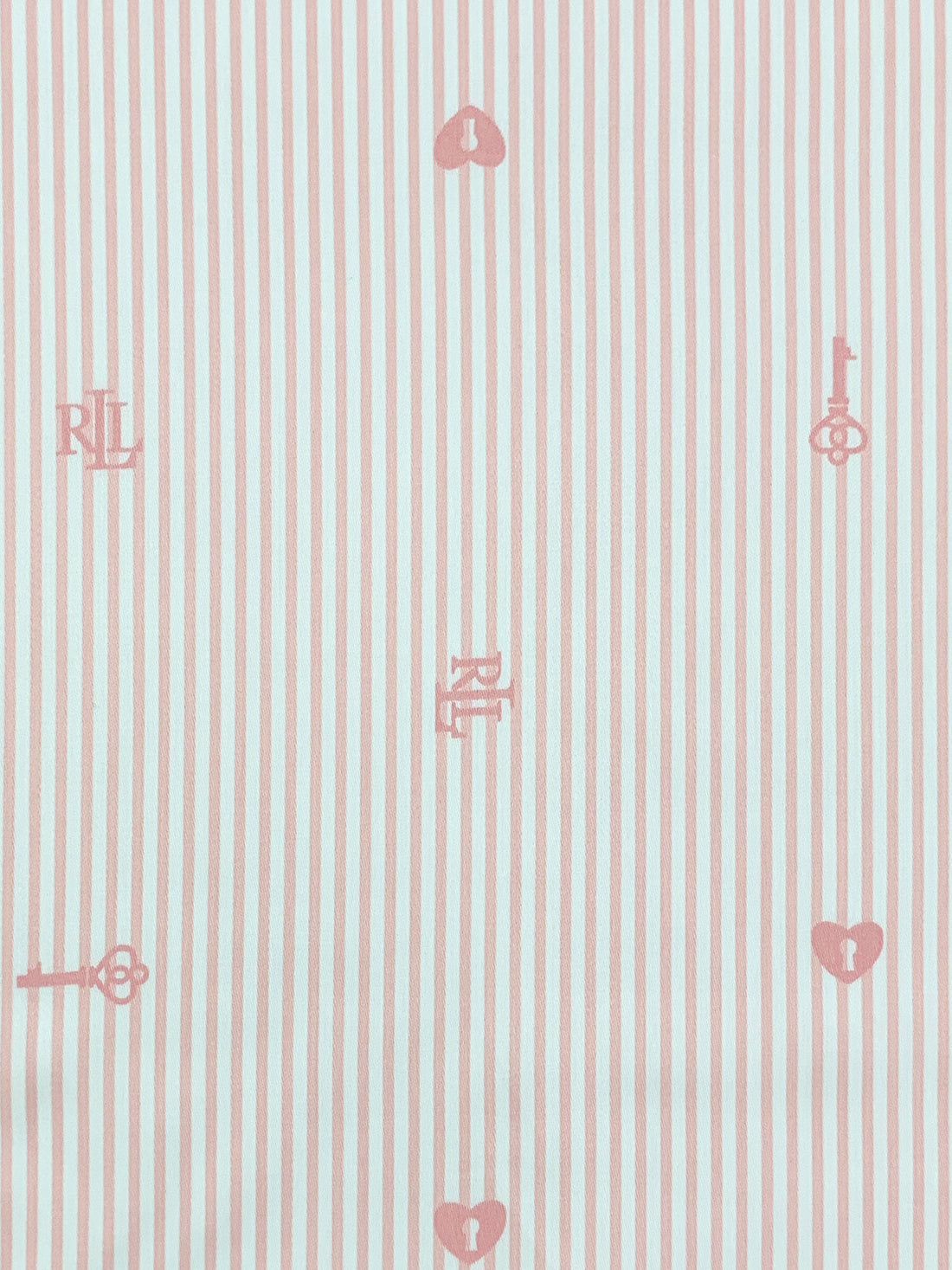 Dusty Rose/White 100% Rayon Vertical Novelty Stripe Print Sateen Challis - NY Designer - 56W