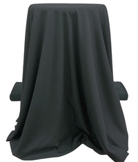 Graphite Gray Polyester/Lycra Fine Twill Stretch Suiting 57W