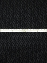 Black Nylon/Lycra Small Floral Weave Stretch Lace - NY Designer - 48W