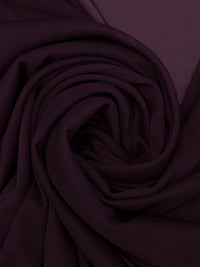 Dark Purple Nylon/Lycra Sheer Mesh Knit Lining - NY Designer - 58W