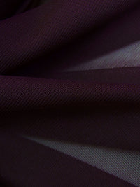 Dark Purple Nylon/Lycra Sheer Mesh Knit Lining - NY Designer - 58W
