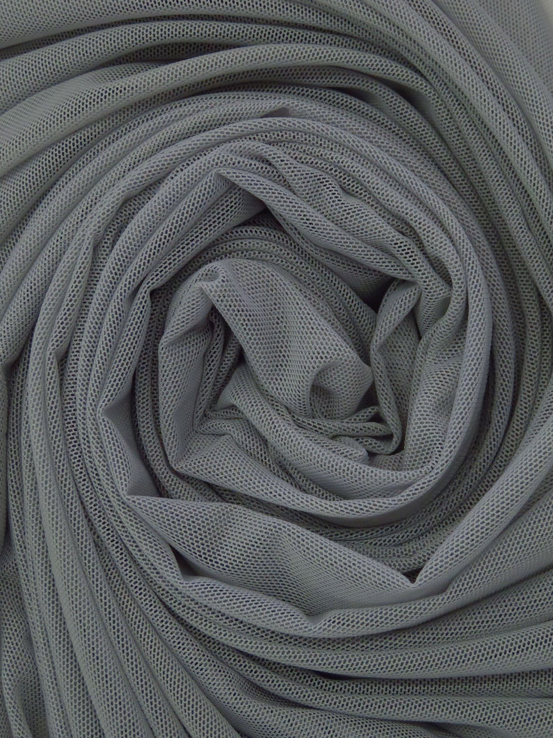 Steel Gray Nylon/Lycra Mesh Knit - NY Designer - 58W
