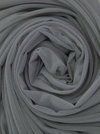 Steel Gray Nylon/Lycra Mesh Knit - NY Designer - 58W