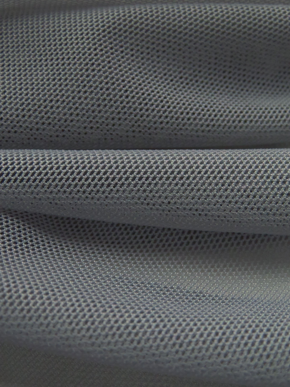 Steel Gray Nylon/Lycra Mesh Knit - NY Designer - 58W