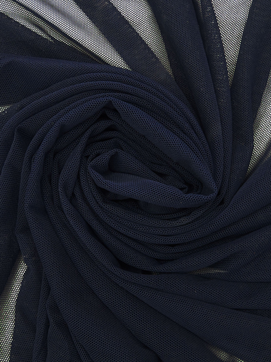 Midnight Navy Nylon/Lycra Mesh Knit - NY Designer - 58W