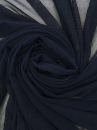 Midnight Navy Nylon/Lycra Mesh Knit - NY Designer - 58W