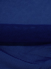 Midnight Blue Nylon/Lycra Mesh Knit - NY Designer - 58W