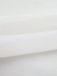 Daisy White Nylon/Lycra Sheer Mesh Knit Lining - NY Designer - 58W