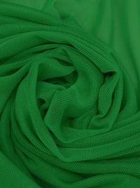 Deep Green Nylon/Lycra Mesh Knit - NY Designer - 58W
