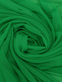 Irish Green Nylon/Lycra Mesh Knit - NY Designer - 56W